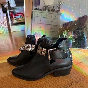 Studded boots